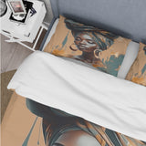 African Chromatic Woman III - Duvet Cover Set