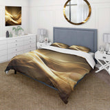 Gold Elegant Modern Sofa III - Duvet Cover Set