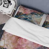 Exploring The Depths Of Pink Geode I - Duvet Cover Set