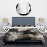 Black Mid Century Fusion I - Duvet Cover Set