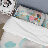 Pink Blue Minimalims Fludity II - Duvet Cover Set