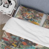 Abstract Face Portrait II - Duvet Cover Set