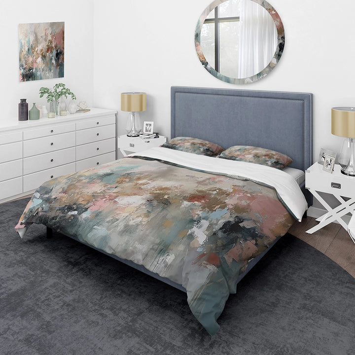 Brushstroke Abstract Painting I - Duvet Cover Set