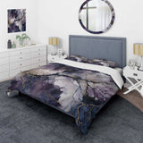 Purple And Exploring The Language Of Painting III - Duvet Cover Set