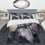 Purple And Exploring The Language Of Painting III - Duvet Cover Set