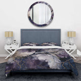 Purple And Exploring The Language Of Painting III - Duvet Cover Set