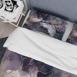 Purple And Exploring The Language Of Painting III - Duvet Cover Set