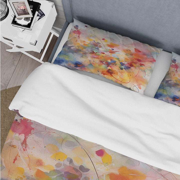 Colorful Transformations Of Flow II - Duvet Cover Set