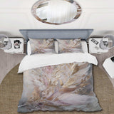 Pink Feather Boho Majesty I - Duvet Cover Set