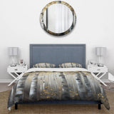 Birch Tree Forest Wonderland V - Duvet Cover Set