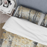 Birch Tree Forest Wonderland V - Duvet Cover Set