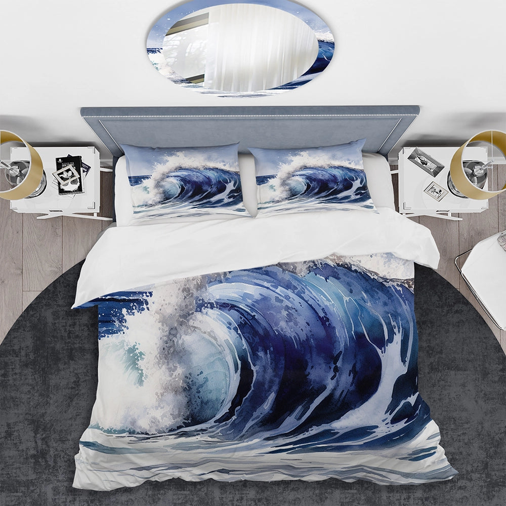 Ocean Wave Movement V - Duvet Cover Set
