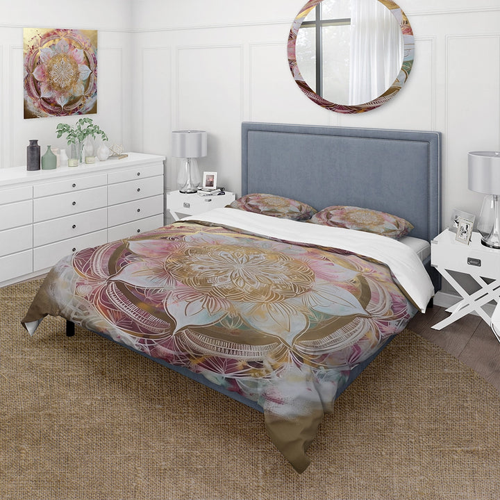 Rose Gold Mandala II - Duvet Cover Set