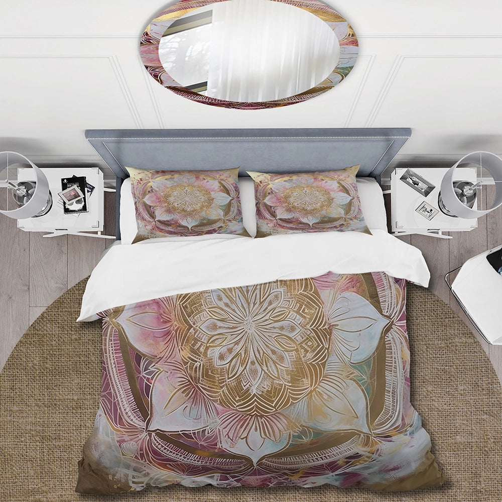 Rose Gold Mandala II - Duvet Cover Set