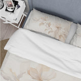 White Botanical Elegance II - Duvet Cover Set