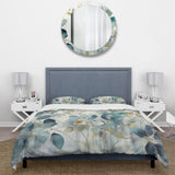 Blue Botanical Rhythms II - Duvet Cover Set