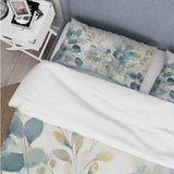 Blue Botanical Rhythms II - Duvet Cover Set