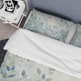 Blue Botanical Rhythms IV - Duvet Cover Set