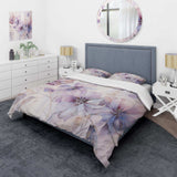 Purple Botanical Whispers I - Duvet Cover Set