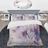 Purple Botanical Whispers I - Duvet Cover Set