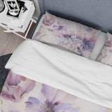 Purple Botanical Whispers I - Duvet Cover Set