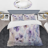 Purple Mystical Blooms III - Duvet Cover Set