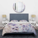 Purple Mystical Blooms III - Duvet Cover Set