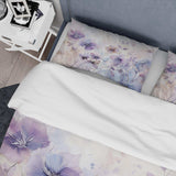 Purple Mystical Blooms III - Duvet Cover Set