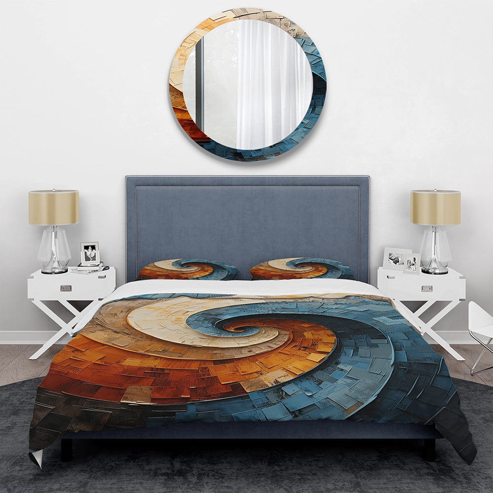 Collaged Spiral - Duvet Cover Set