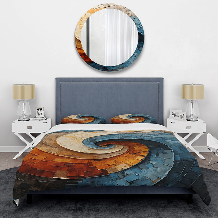 Collaged Spiral - Duvet Cover Set