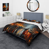 African American Harlem City - Duvet Cover Set