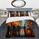 African American Harlem City - Duvet Cover Set