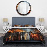 African American Harlem City - Duvet Cover Set