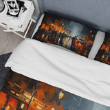 African American Harlem City - Duvet Cover Set