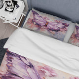 Purple Pink Animal Lavender Butterfly - Duvet Cover Set