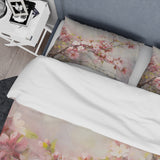 Apple Blossom Impressionist Spring - Duvet Cover Set