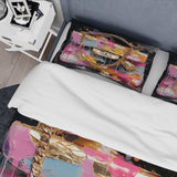 Fashion Bag Couture Pink Gold - Duvet Cover Set