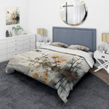 Asian Art Sumi Bird Serenity XVIII - Duvet Cover Set