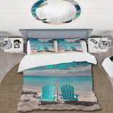 Beach Sandy Escape Chairs - Duvet Cover Set