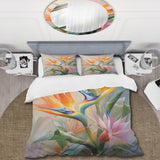 Birds Of Paradise Romantic IV - Duvet Cover Set