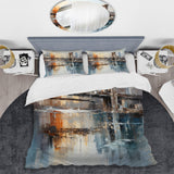 Beige Bridge Reflective Connections - Duvet Cover Set