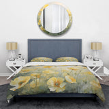 White Yellow Buttercups Romantic Impression II - Duvet Cover Set