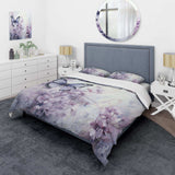 Purple Butterfly Enchanted Flight I - Duvet Cover Set