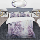 Purple Butterfly Enchanted Flight I - Duvet Cover Set