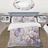 Purple Butterfly Enchanted Flight II - Duvet Cover Set