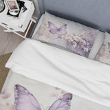 Purple Butterfly Enchanted Flight II - Duvet Cover Set