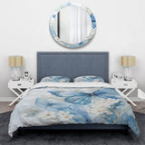 Blue Butterfly Whispering Wings II - Duvet Cover Set