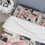 Fashion Geometric Glam Gold - Duvet Cover Set