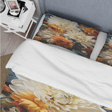 Chrysanthemums Autumn Gold Showcases - Duvet Cover Set