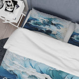 Coastal Waves Rhythmic Coastal II - Duvet Cover Set